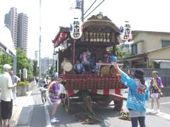 橋本の山車（7月29日）