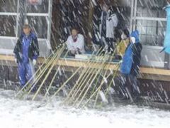 10  中央区清新（1月14日午後　雪が激しくなってきた）